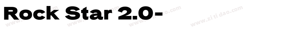 Rock Star 2.0字体转换